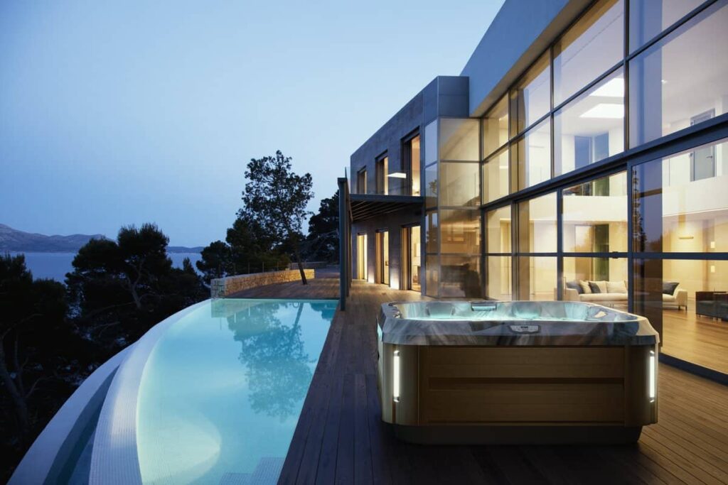 jacuzzi hot tub installation